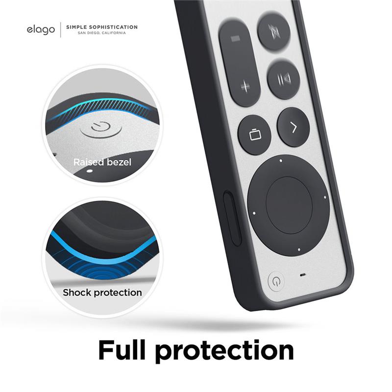 Elago kryt R4 Retro Case pre Apple TV Siri Remote 2021/2022 - Black 