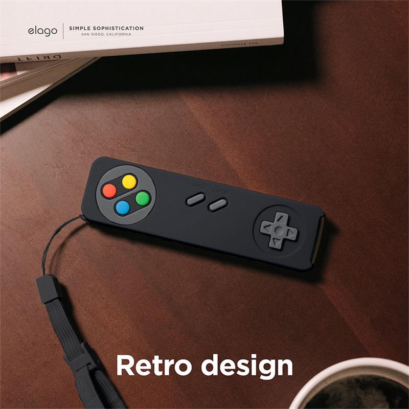 Elago kryt R4 Retro Case pre Apple TV Siri Remote 2021/2022 - Black 