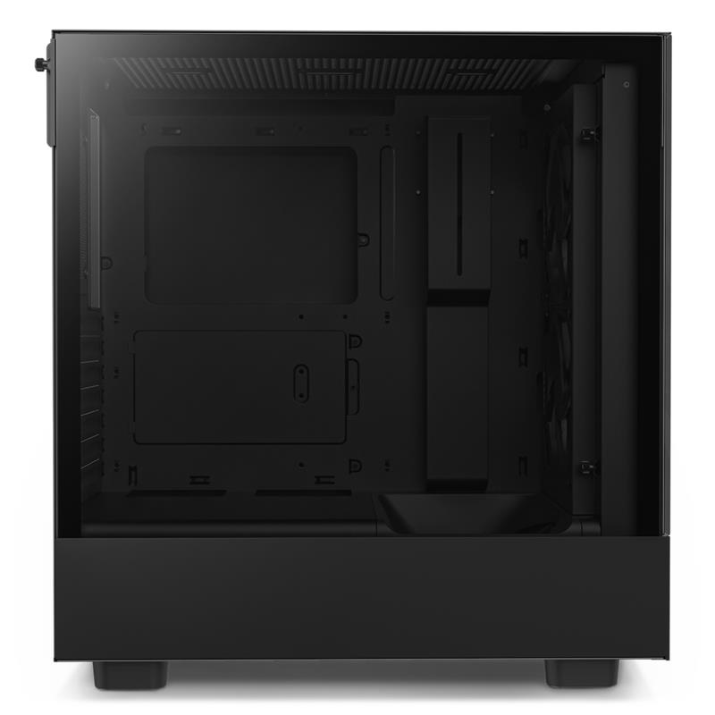 NZXT case H5 Elite / 3x120 mm (2xRGB) fan / tempered glass / black  