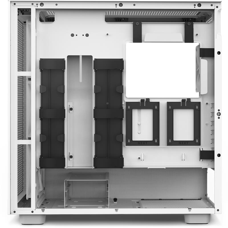 NZXT case H7 Flow RGB / 3x 140 mm fan / glass / mesh panel / white 