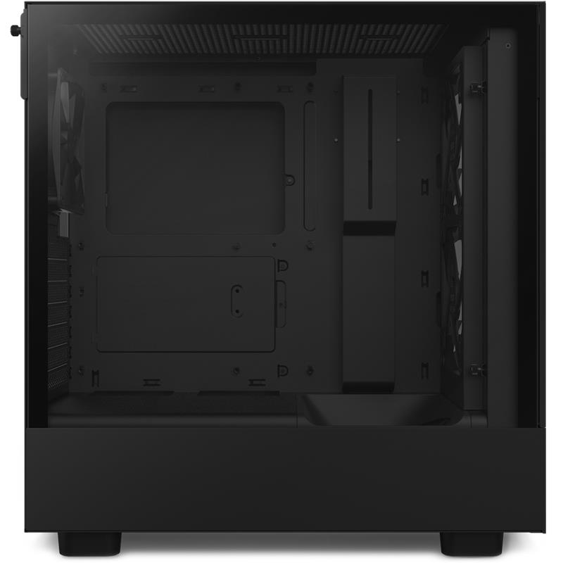 NZXT case H5 Flow RGB / 2x120 mm fan /  tempered glass / mesh panel / black  