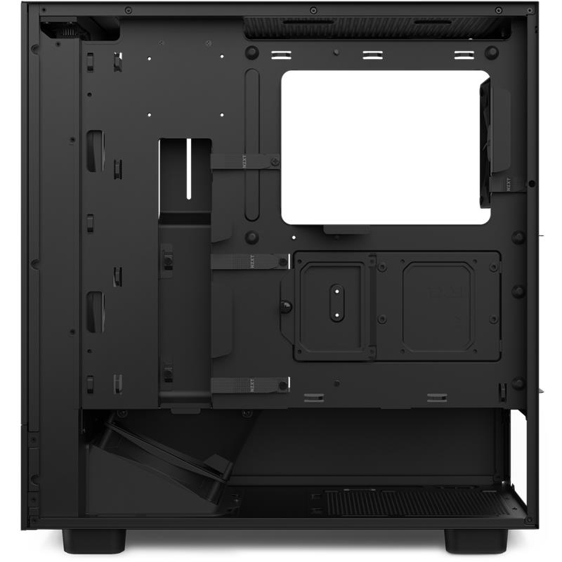 NZXT case H5 Flow RGB / 2x120 mm fan /  tempered glass / mesh panel / black  