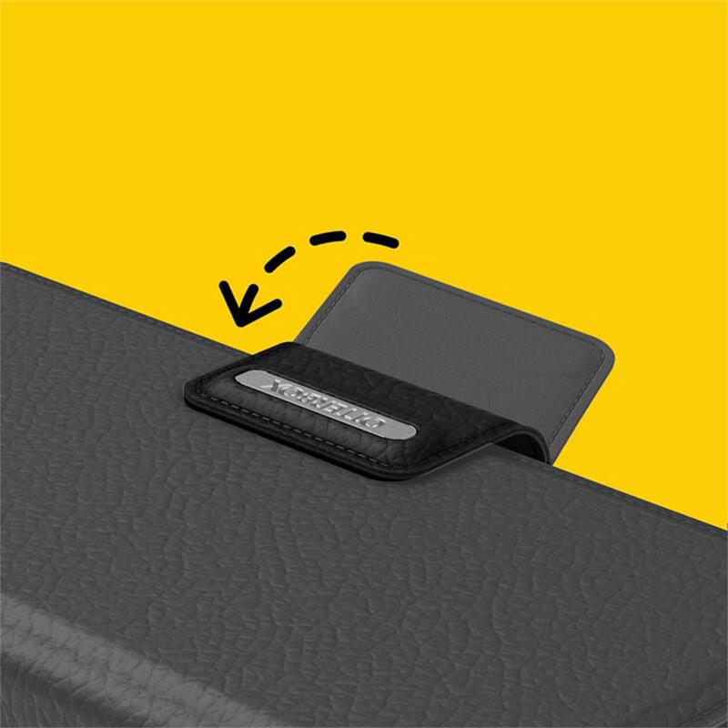 OtterBox puzdro Strada Leather Folio pre iPhone 14 - Shadow Black 