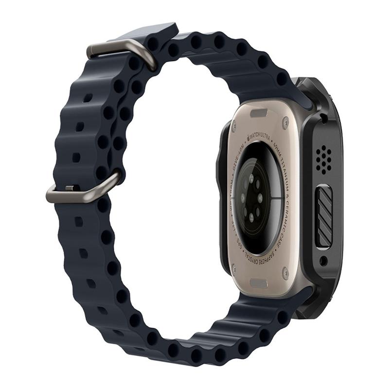 Spigen kryt Tough Armor pre Apple Watch Ultra - Black 