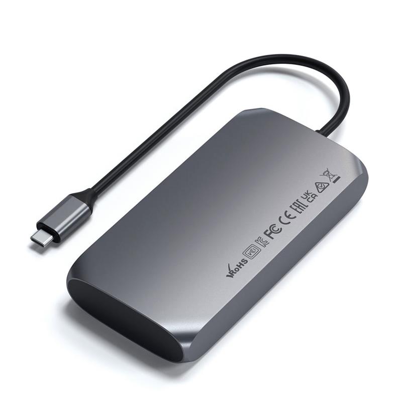 Satechi USB-C Multimedia Adapter M1 - Space Gray Aluminium 