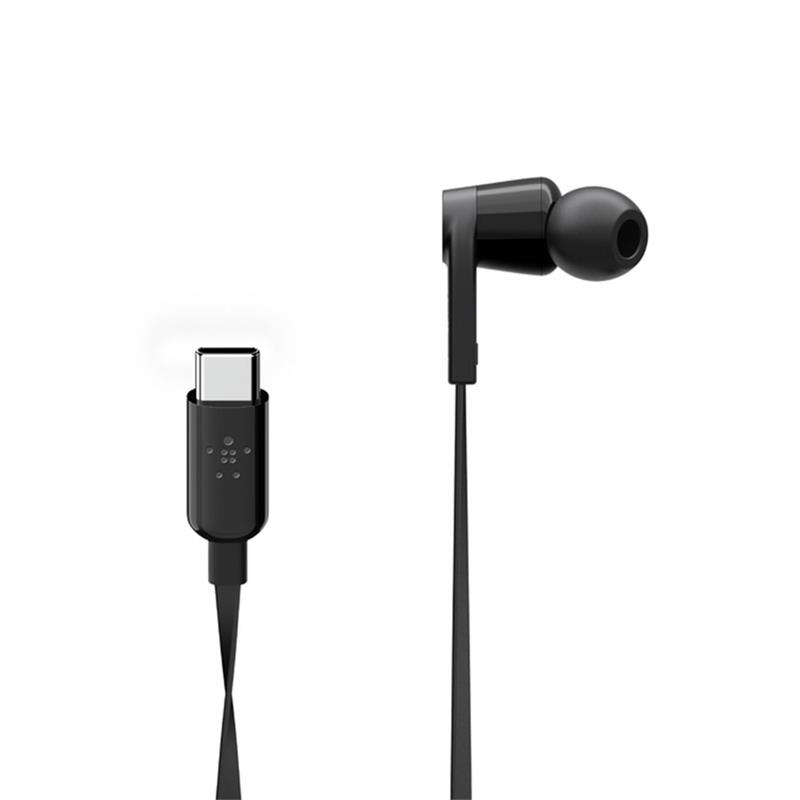 BELKIN USB-C slúchadlá čierna 