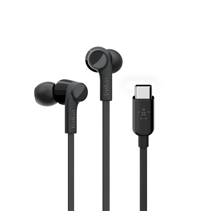 BELKIN USB-C slúchadlá čierna 