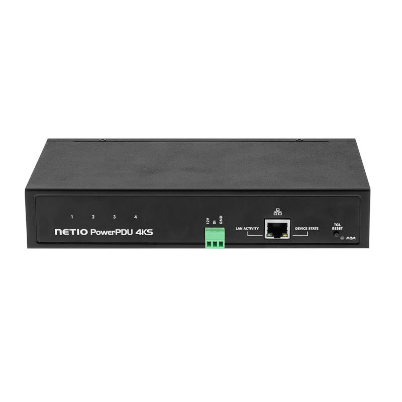 NETIO PowerPDU 4KS EU 4xIEC320 C13, měření el.hodnot, 1xLAN, seriál, SCZ, IOC, API, IP Watchdog, LUA 