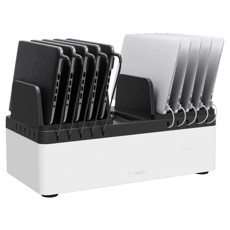 Belkin Store and Charge Go with Fixed Dividers - Black/White 