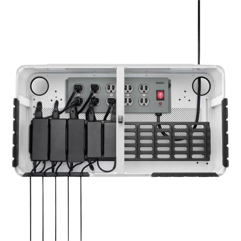 Belkin Store and Charge Go with Fixed Dividers - Black/White 