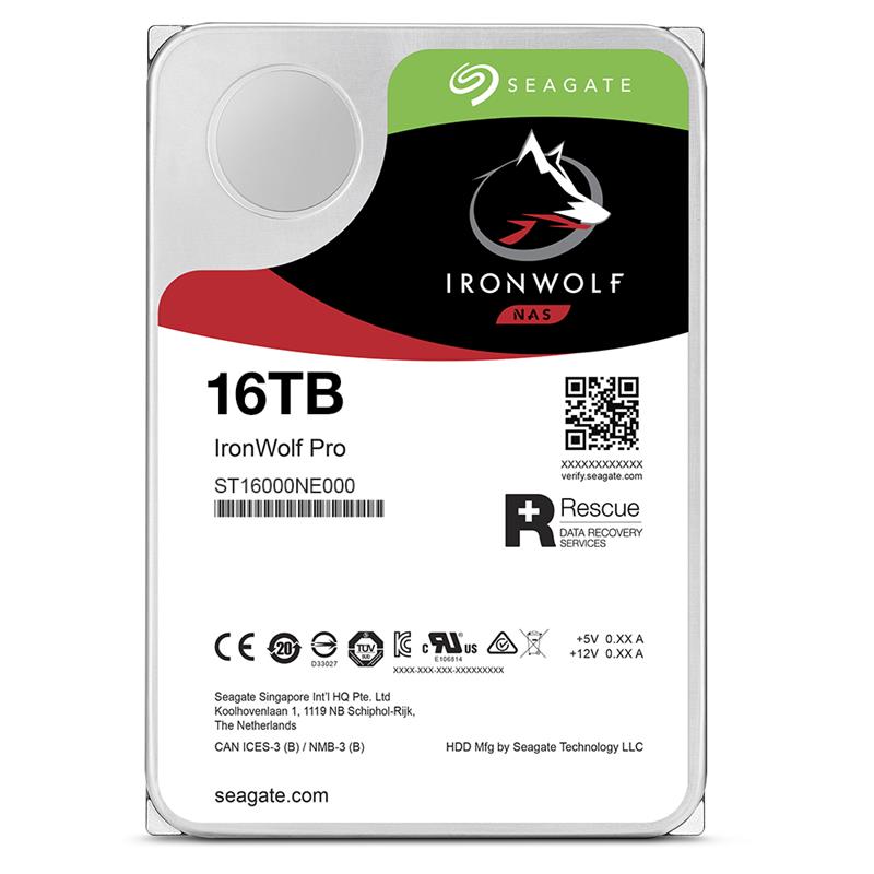 Seagate Ironwolf Pro NAS HDD 16TB SATA 