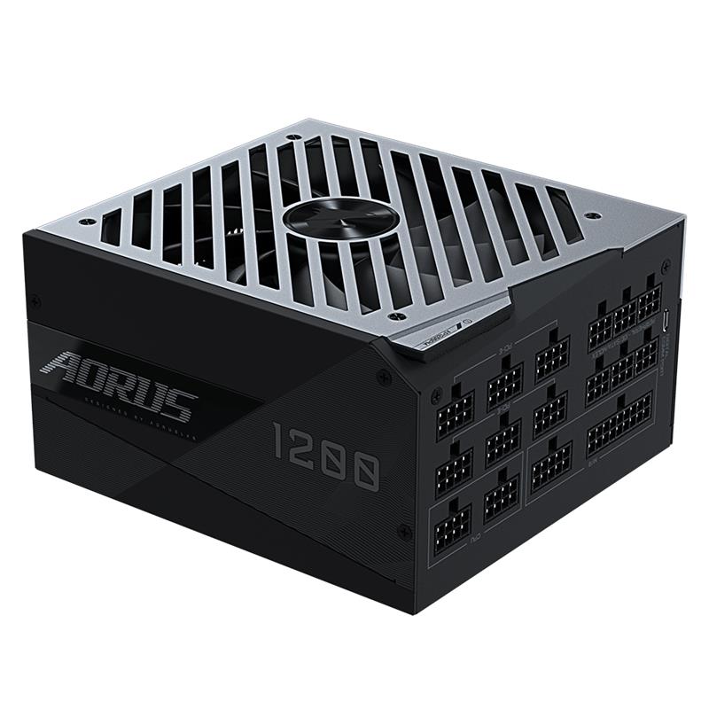 Gigabyte AORUS P1200PM 1200W 80+ PLATINUM Modular, LCD monitor 