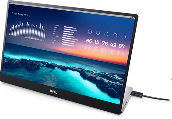 Dell 14 Portable Monitor - P1424H - 35.6cm (14')