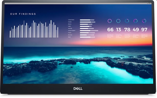 Dell 14 Portable Monitor - P1424H - 35.6cm (14') 