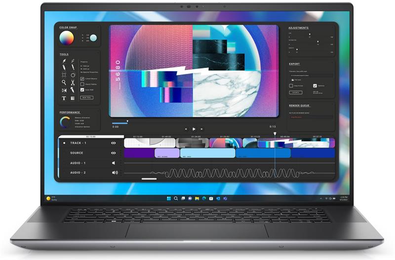 DELL Precision 5680 16" FHD+/ i7-13700H/ 32GB/ 1TB SSD/ A1000/ W11Pro/ 3Y PS/ Šedý  