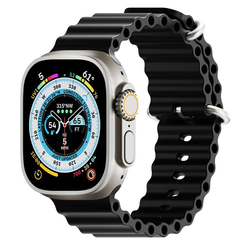 Next One remienok H20 Band pre Apple Watch 44/45/49mm - Black 