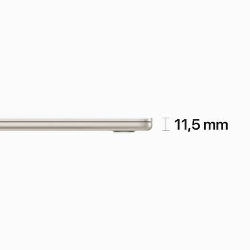 MacBook Air 15" Apple M2 8C CPU 10C GPU 8GB 512GB Hviezdny biely SK 