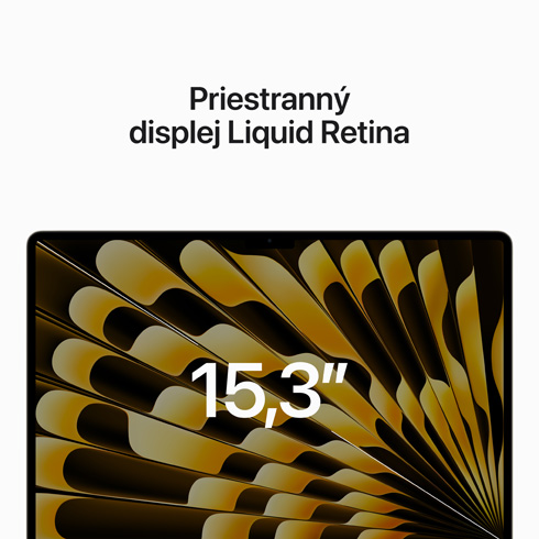 MacBook Air 15" Apple M2 8C CPU 10C GPU 8GB 512GB Hviezdny biely SK 