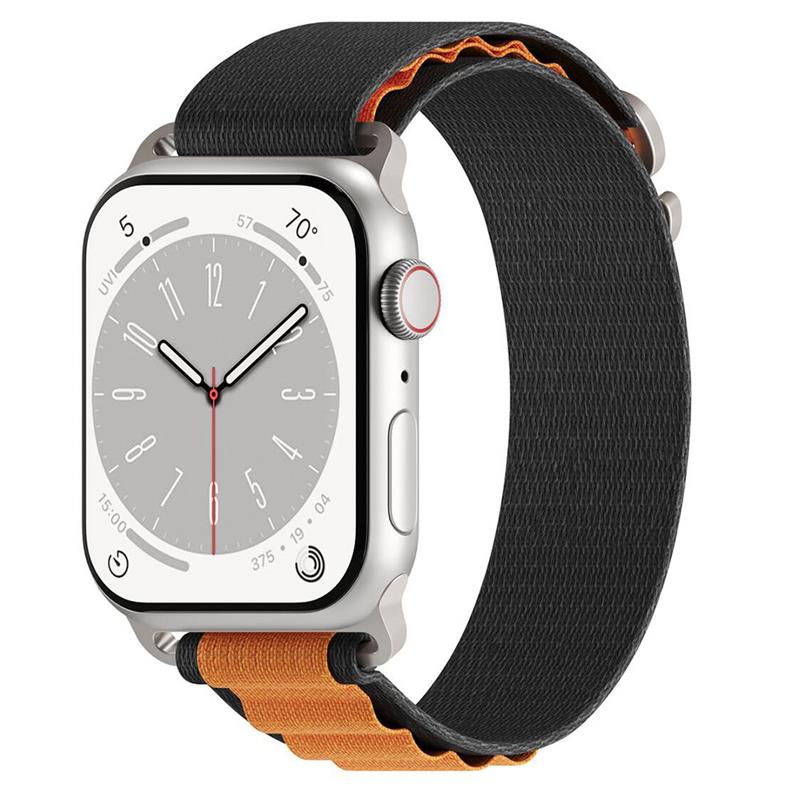 Next One remienok Adventure Loop pre Apple Watch 44/45/49mm - Black/Orange 