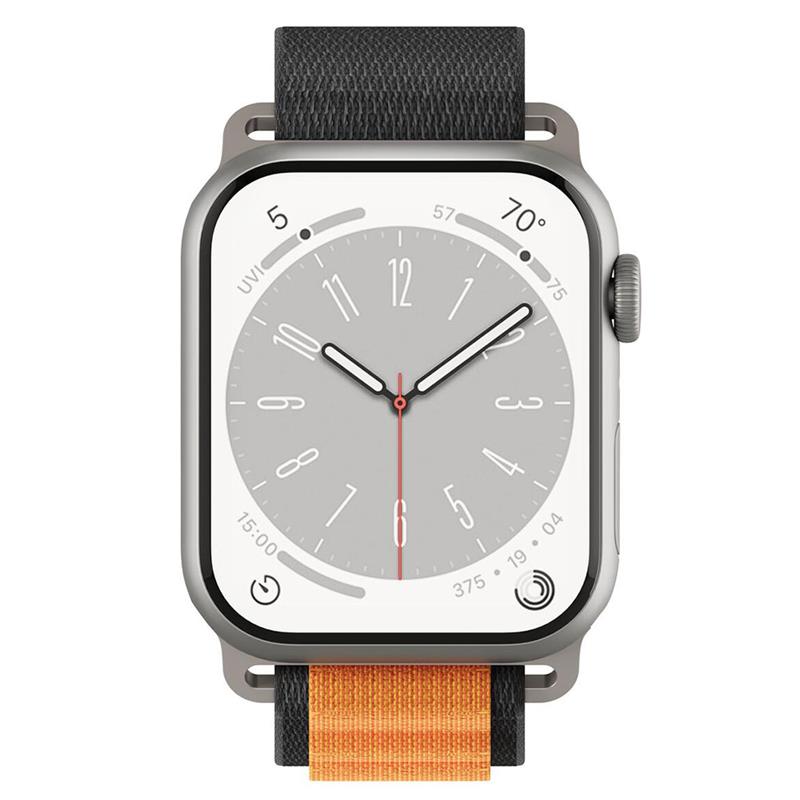 Next One remienok Adventure Loop pre Apple Watch 44/45/49mm - Black/Orange 