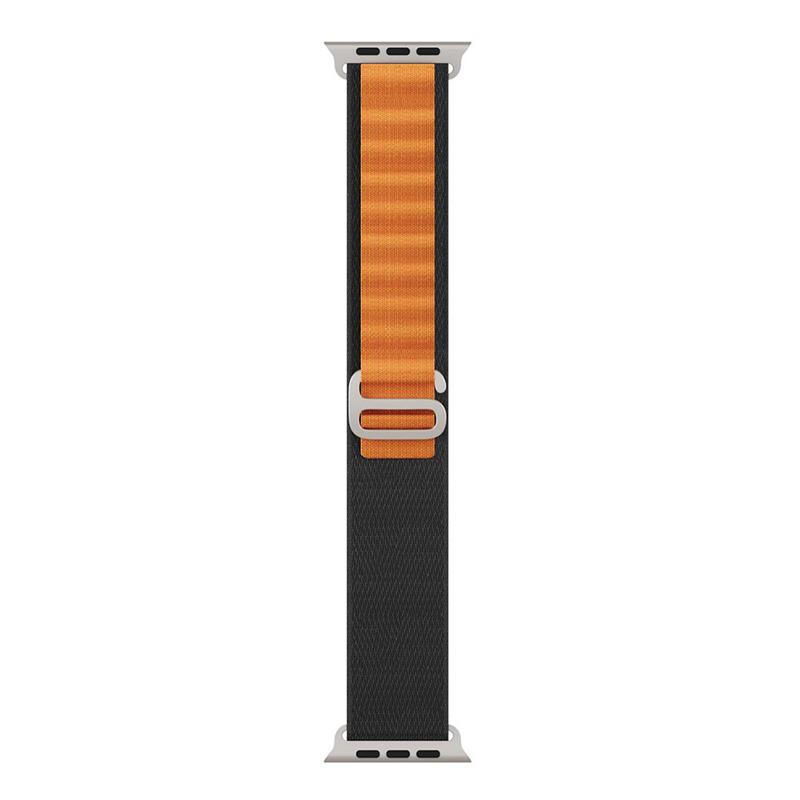 Next One remienok Adventure Loop pre Apple Watch 44/45/49mm - Black/Orange 