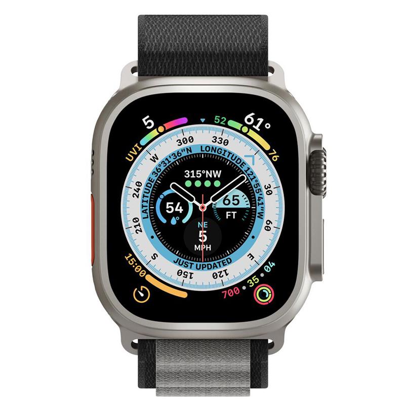 Next One remienok Adventure Loop pre Apple Watch 44/45/49mm - Gray 