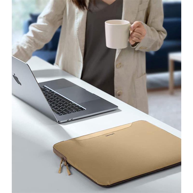Tomtoc puzdro The Her Sleeve pre Macbook Pro 14" - Cookie/Gold 