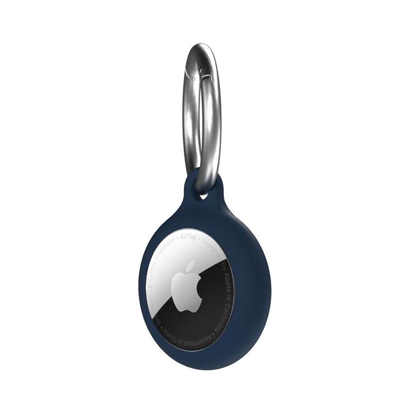Next One puzdro Secure Silicone Key Clip pre Apple AirTag - Marine Blue 