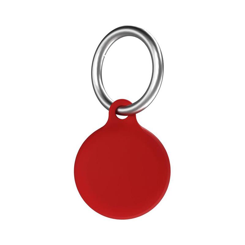 Next One puzdro Secure Silicone Key Clip pre Apple AirTag - Red 