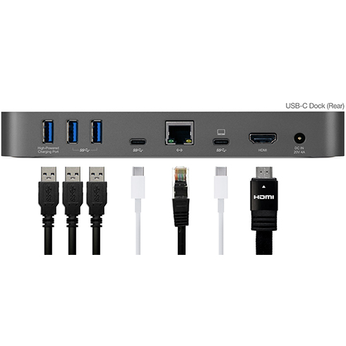 OWC USB-C dock HMDI pre Macbook 12" - Space Gray