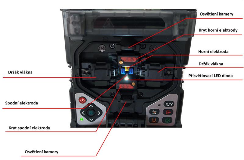 !!!Akce!!! KOMSHINE FX39 Profesionální 3D optická svářečka + Power Meter/Fault locator KPV-53 