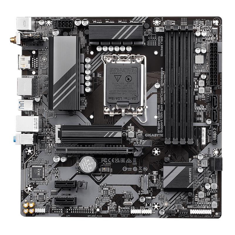 Gigabyte B760M DS3H AX , Intel B760, LGA1700, 4xDDR5, mATX 