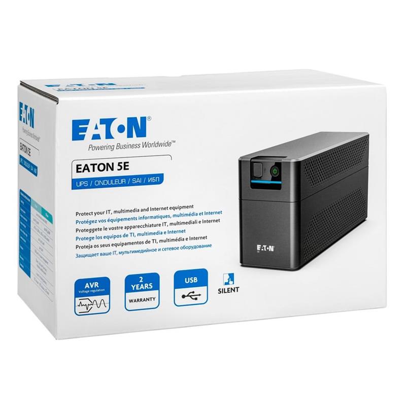 EATON UPS 1/1fáza 900VA/480W, 5E 900 IEC, USB, G2 vstup: C14, výstupy: (4) C13, Tower  