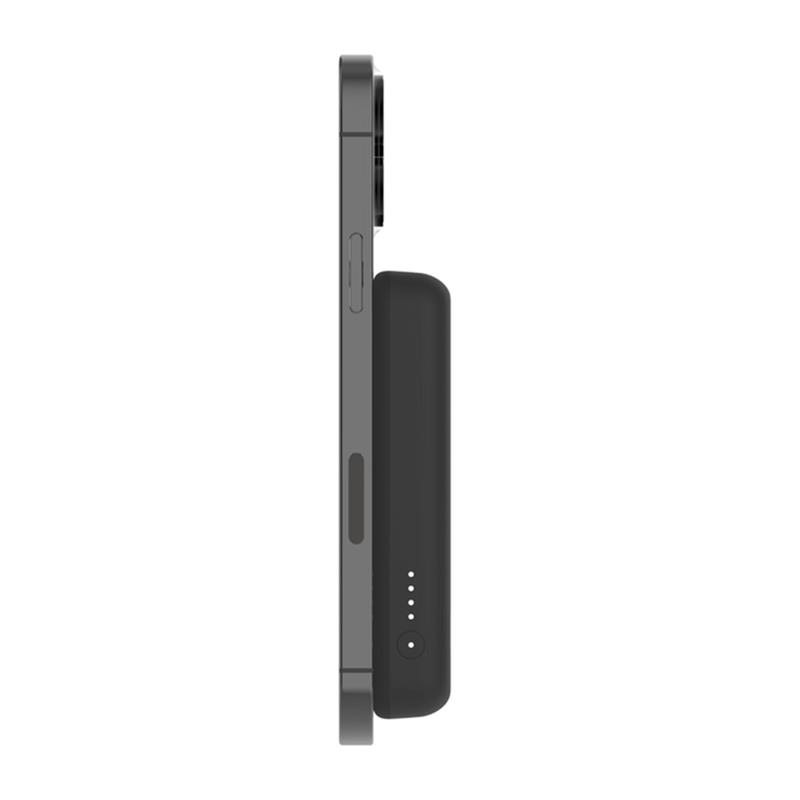 Belkin Boost Charge Magnetic Wireless Power Bank 5K + Stand - Black 