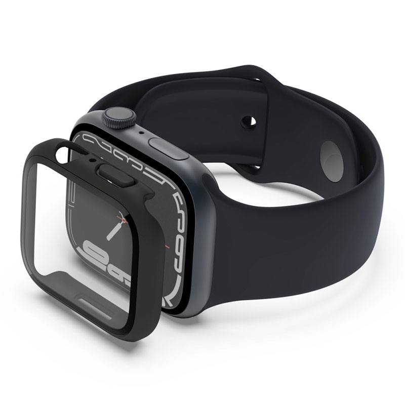 Belkin ochranné sklo ScreenForce 2-in-1 pre Apple Watch 7/8/9 45mm - Black 