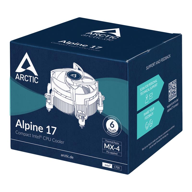 Arctic chladič CPU Alpine 17 - INTEL LGA 1700 