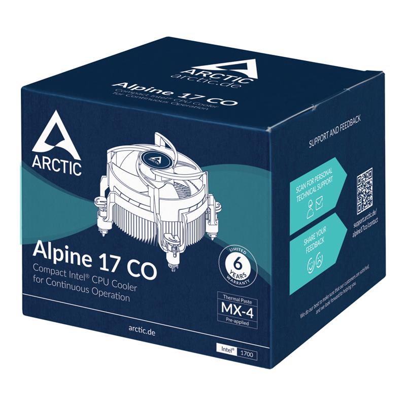 Arctic chladič CPU Alpine 17 CO - INTEL LGA 1700 