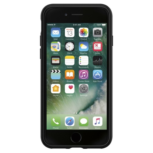 Ochranný kryt Spigen Liquid Air pre Apple iPhone 8/ 7/ SE (2020) čierny