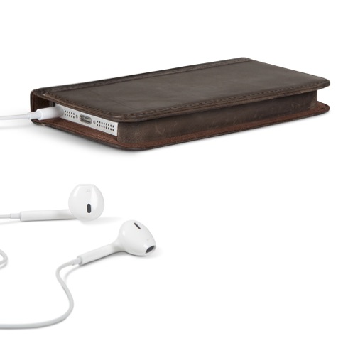 TwelveSouth puzdro BookBook pre iPhone SE - Vintage Brown 