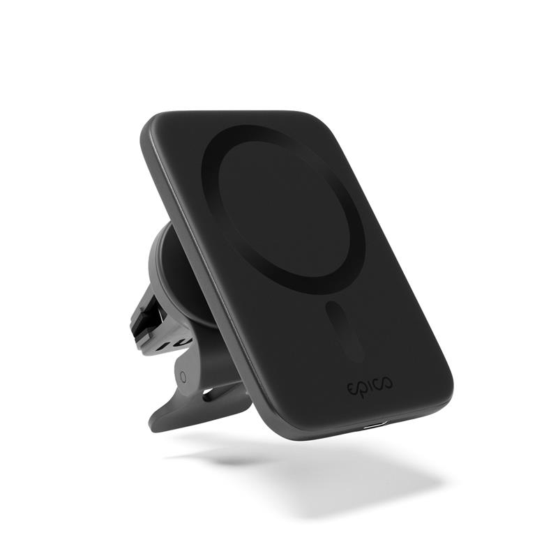 iStores by Epico Ultrathin Wireless Car Charger - MagSafe compatible - Čierna 