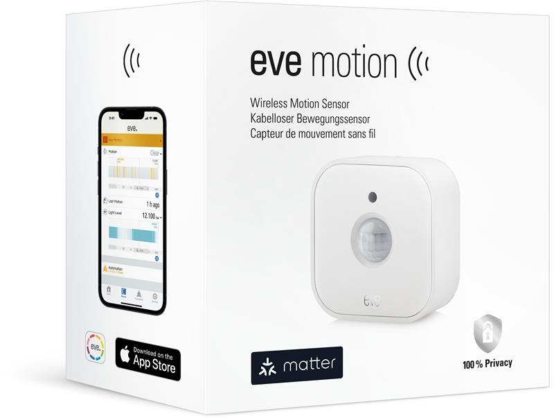 Eve Motion (Matter - compatible w Apple, Google & SmartThings) 