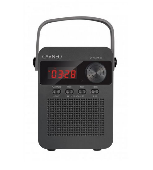 CARNEO F90 FM rádio, bluetooth reproduktor, čierny 