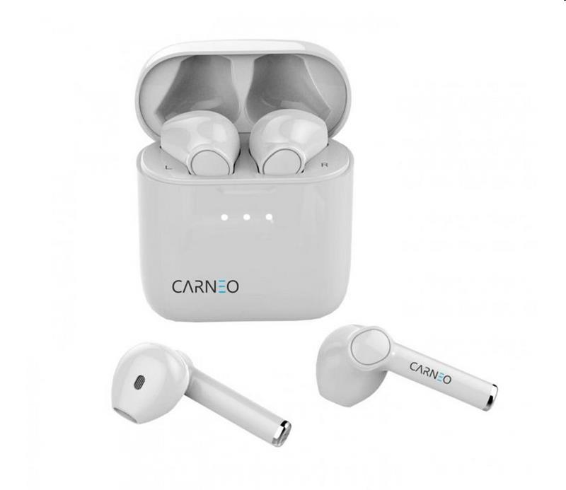 CARNEO S8 Bluetooth Slúchadlá - white 