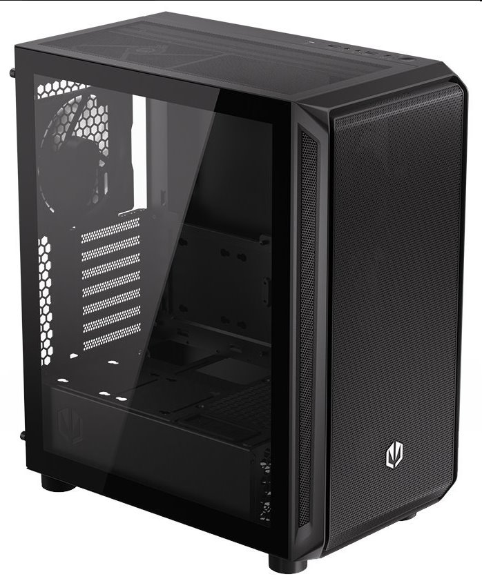 ENDORFY case Arx 500 Air / ATX / 5x120mm fan / 2xUSB/ USB-C / tempered glass, black 