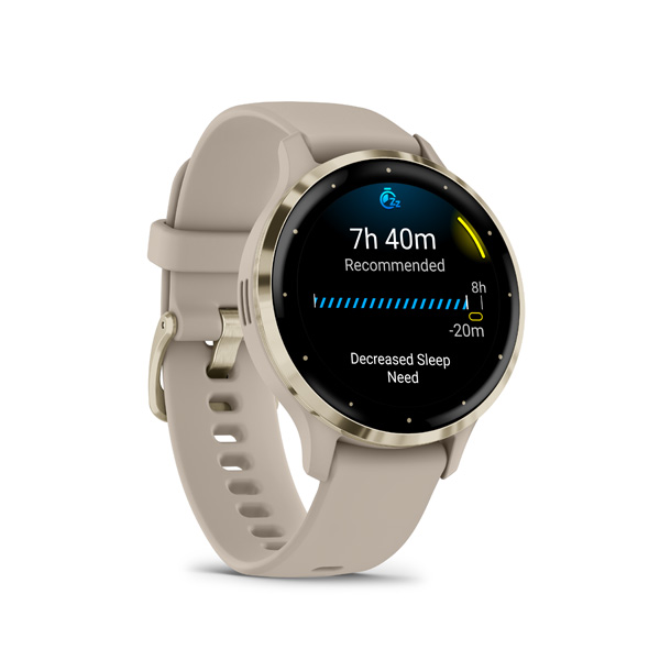 Garmin VENU 3S, French Gray/Soft Gold 