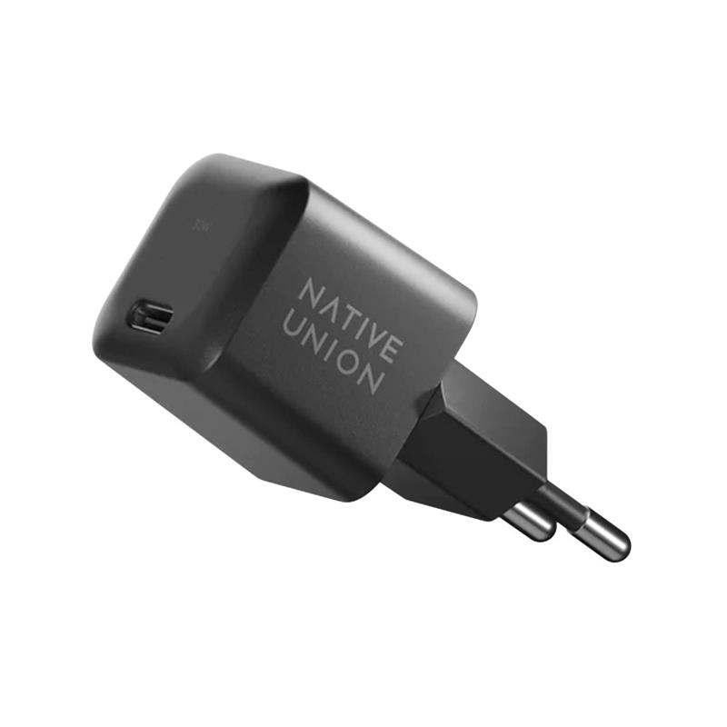 Native Union Fast GaN USB-C PD 30W Wall Charger – Black 