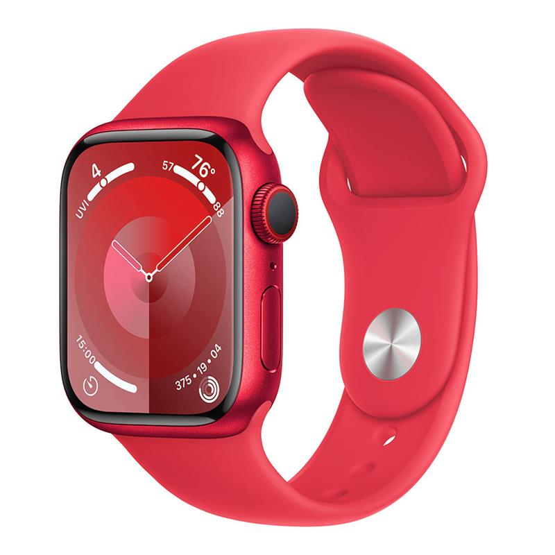 Apple Watch Series 9 GPS + Cellular 45mm (PRODUCT)RED Aluminium Case with (PRODUCT)RED Sport Band - S/M 