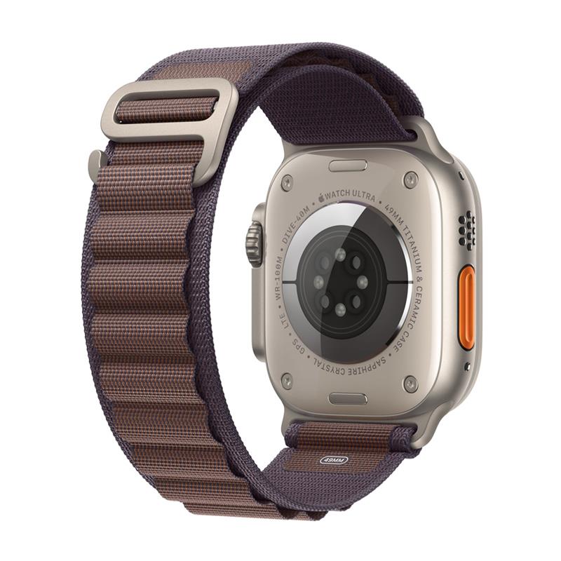 Apple Watch Ultra 2 GPS + Cellular, 49mm Titanium Case with Indigo Alpine Loop - Medium 