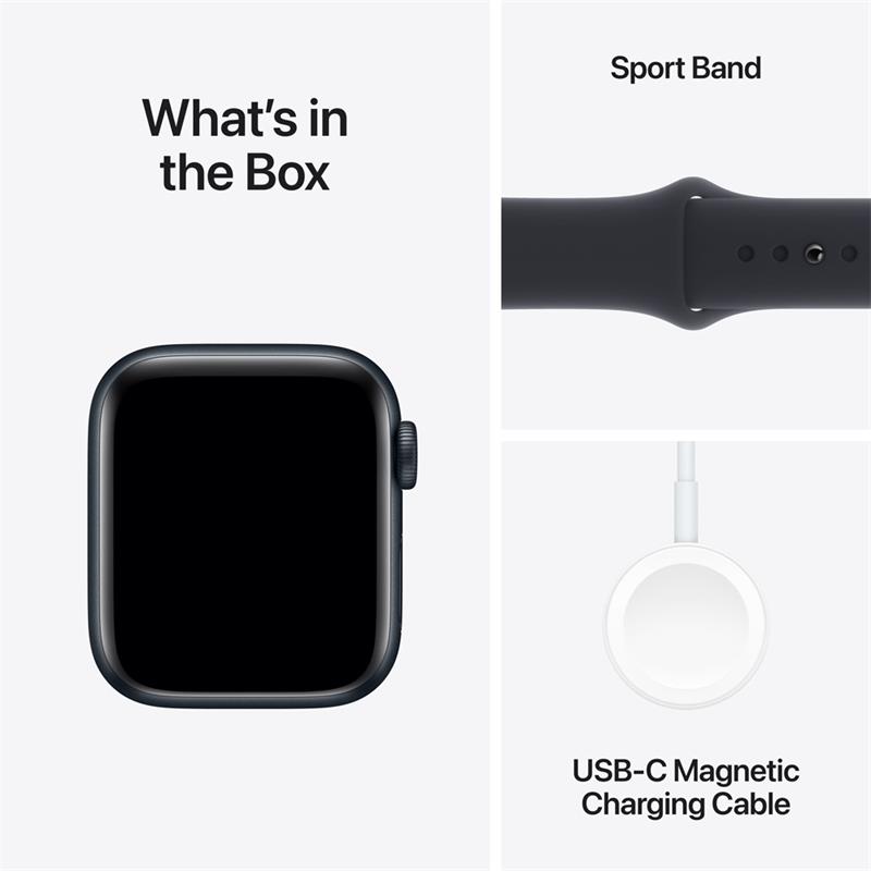 Apple Watch SE GPS 40mm Midnight Aluminium Case with Midnight Sport Band - M/L 