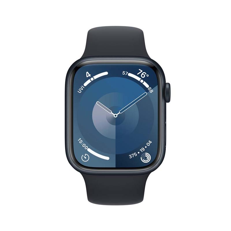 Apple Watch Series 9 GPS 45mm Midnight Aluminium Case with Midnight Sport Band - S/M *Rozbalený*